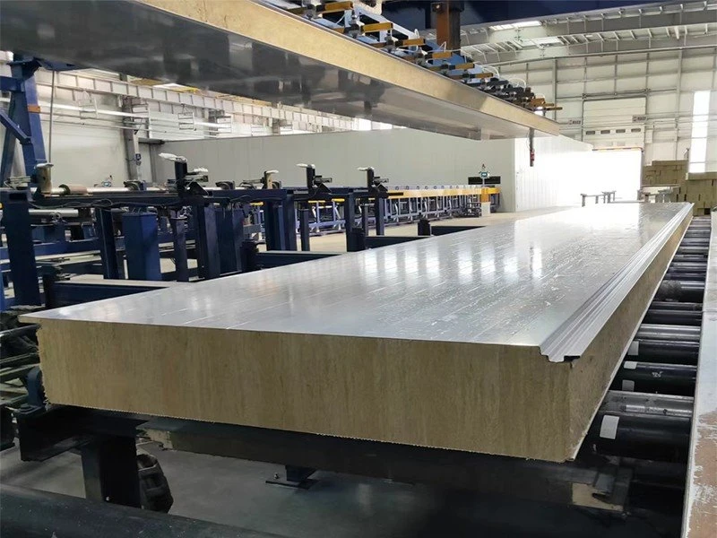 Fire Resistance Rock Wool Mineral Wool Sandwich Panel